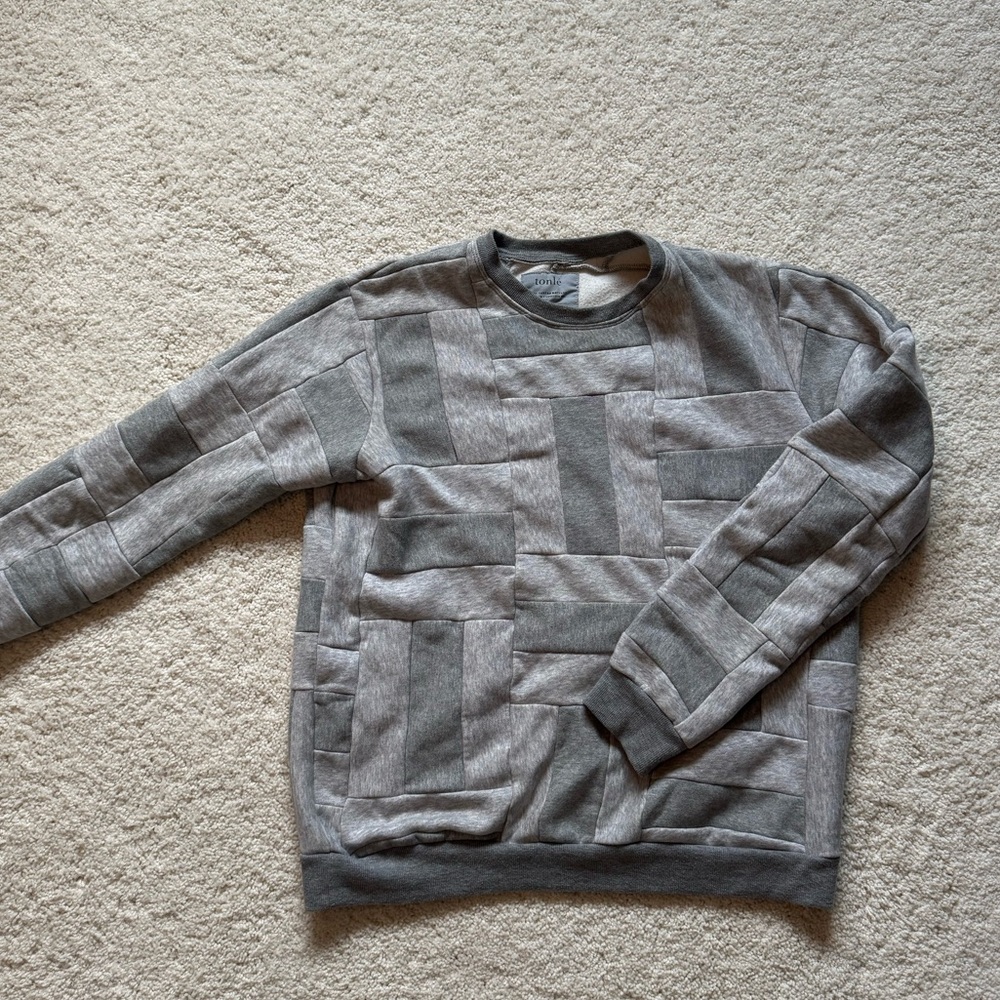 Tonle recycled sweatshirt crew top